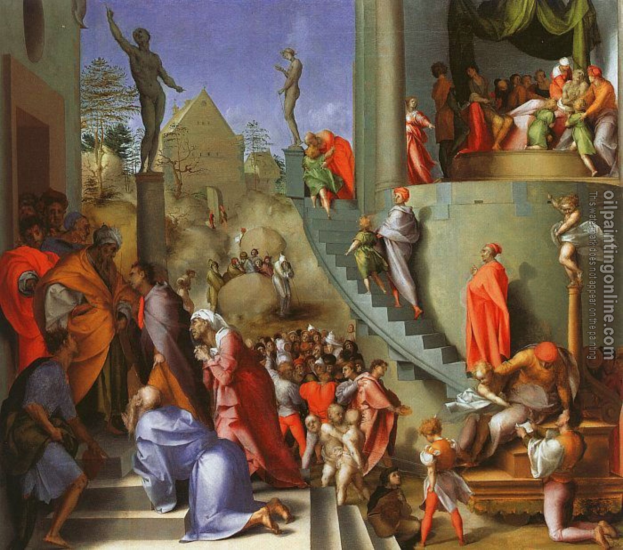 Pontormo, Jacopo da - Joseph in Egypt